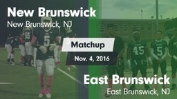 Matchup: New Brunswick High vs. East Brunswick  2016