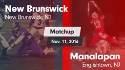Matchup: New Brunswick High vs. Manalapan  2016