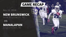 Recap: New Brunswick  vs. Manalapan  2016