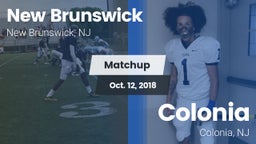 Matchup: New Brunswick High vs. Colonia  2018