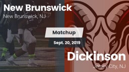 Matchup: New Brunswick High vs. Dickinson  2019