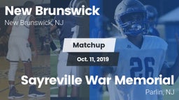 Matchup: New Brunswick High vs. Sayreville War Memorial  2019