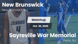 Matchup: New Brunswick High vs. Sayreville War Memorial  2020