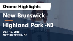 New Brunswick  vs Highland Park -NJ Game Highlights - Dec. 18, 2018
