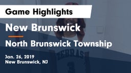 New Brunswick  vs North Brunswick Township  Game Highlights - Jan. 26, 2019