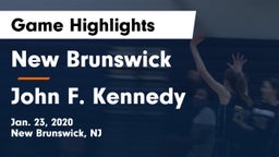 New Brunswick  vs John F. Kennedy  Game Highlights - Jan. 23, 2020