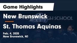 New Brunswick  vs St. Thomas Aquinas Game Highlights - Feb. 4, 2020