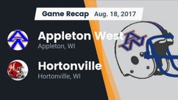 Recap: Appleton West  vs. Hortonville  2017