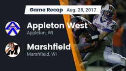 Recap: Appleton West  vs. Marshfield  2017