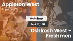 Matchup: Appleton West High vs. Oshkosh West - Freshmen 2017