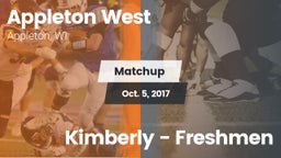 Matchup: Appleton West High vs. Kimberly - Freshmen 2017