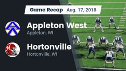 Recap: Appleton West  vs. Hortonville  2018