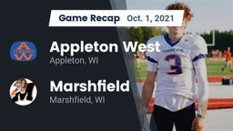 Recap: Appleton West  vs. Marshfield  2021