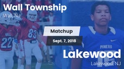Matchup: Wall Township High vs. Lakewood  2018