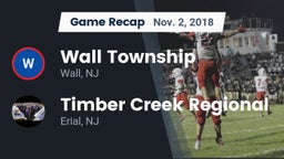 Recap: Wall Township  vs. Timber Creek Regional  2018