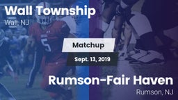 Matchup: Wall Township High vs. Rumson-Fair Haven  2019