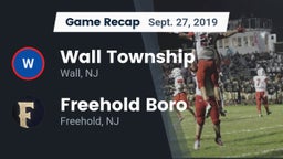 Recap: Wall Township  vs. Freehold Boro  2019