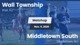 Matchup: Wall Township High vs. Middletown South  2020