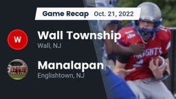 Recap: Wall Township  vs. Manalapan  2022