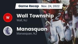 Recap: Wall Township  vs. Manasquan  2022