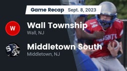 Recap: Wall Township  vs. Middletown South  2023