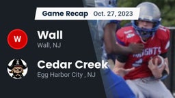 Recap: Wall  vs. Cedar Creek  2023