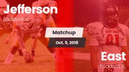 Matchup: Jefferson High vs. East  2018