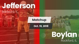 Matchup: Jefferson High vs. Boylan  2018