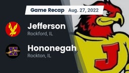 Recap: Jefferson  vs. Hononegah  2022