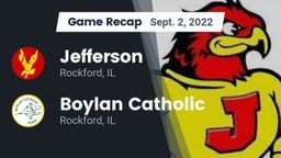 Recap: Jefferson  vs. Boylan Catholic  2022