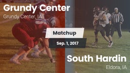 Matchup: Grundy Center High vs. South Hardin  2017