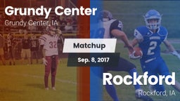 Matchup: Grundy Center High vs. Rockford  2017