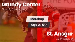 Matchup: Grundy Center High vs. St. Ansgar  2017