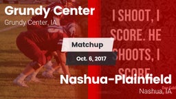 Matchup: Grundy Center High vs. Nashua-Plainfield  2017