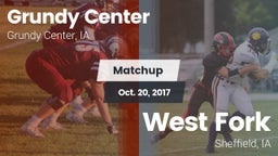 Matchup: Grundy Center High vs. West Fork  2017