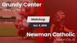 Matchup: Grundy Center High vs. Newman Catholic  2018