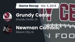 Recap: Grundy Center  vs. Newman Catholic  2018