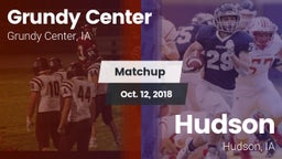 Matchup: Grundy Center High vs. Hudson  2018