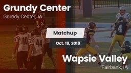 Matchup: Grundy Center High vs. Wapsie Valley  2018