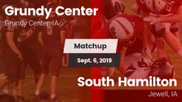 Matchup: Grundy Center High vs. South Hamilton  2019