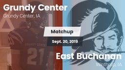 Matchup: Grundy Center High vs. East Buchanan  2019
