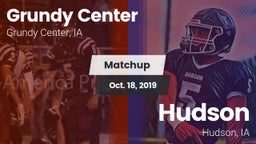 Matchup: Grundy Center High vs. Hudson  2019