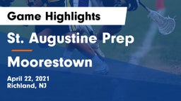 St. Augustine Prep  vs Moorestown  Game Highlights - April 22, 2021