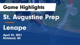 St. Augustine Prep  vs Lenape  Game Highlights - April 24, 2021