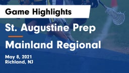 St. Augustine Prep  vs Mainland Regional  Game Highlights - May 8, 2021