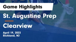 St. Augustine Prep  vs Clearview  Game Highlights - April 19, 2022