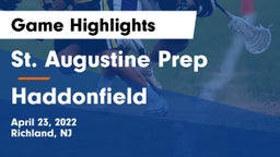 St. Augustine Prep  vs Haddonfield  Game Highlights - April 23, 2022