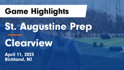 St. Augustine Prep  vs Clearview  Game Highlights - April 11, 2023