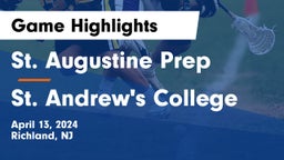 St. Augustine Prep  vs St. Andrew's College Game Highlights - April 13, 2024