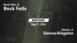 Matchup: Rock Falls High vs. Genoa-Kingston  2016